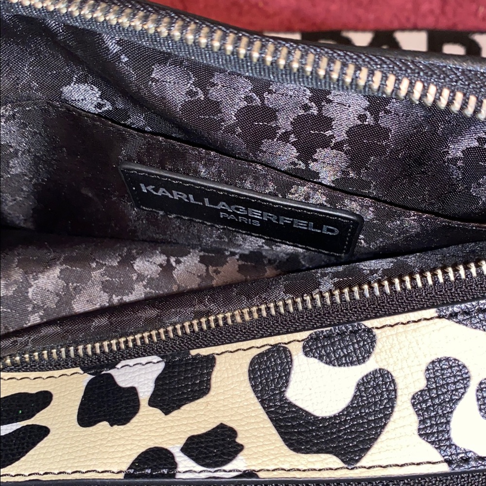 Leopard Print Crossbody Bag like new gently used - Picture 6 of 6